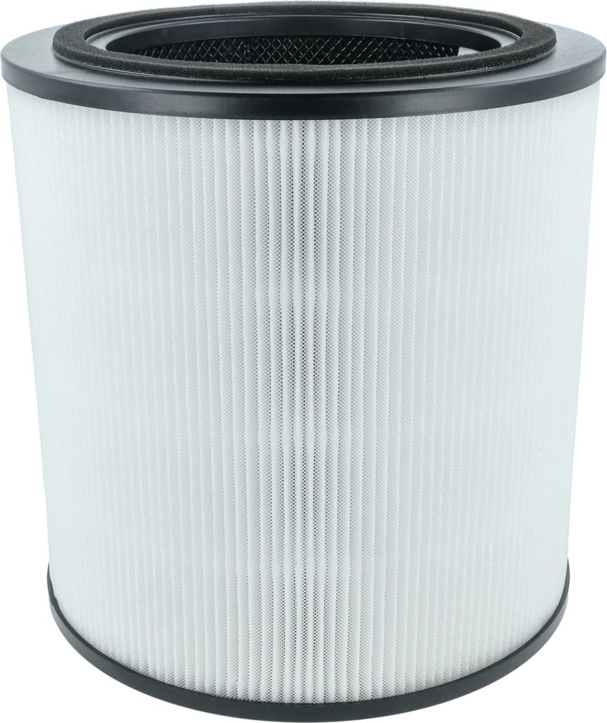 vhbw Aktivkohlefilter kompatibel mit Bosch Air 4000 Luftreiniger - H13 Luftfilter Schwarz Weiß