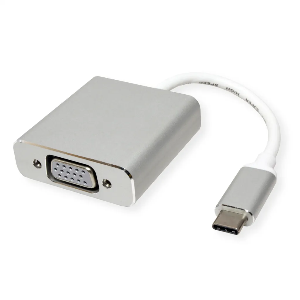 Câble Adaptateur USB-C VGA pour Présentations et Travail Double Écran
