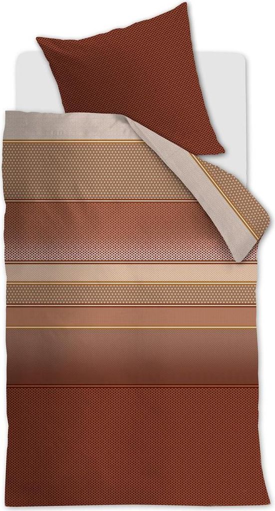 Beddinghouse Bettwäsche-Garnitur Romeo Farbe Terra Größe 135x200+80x80