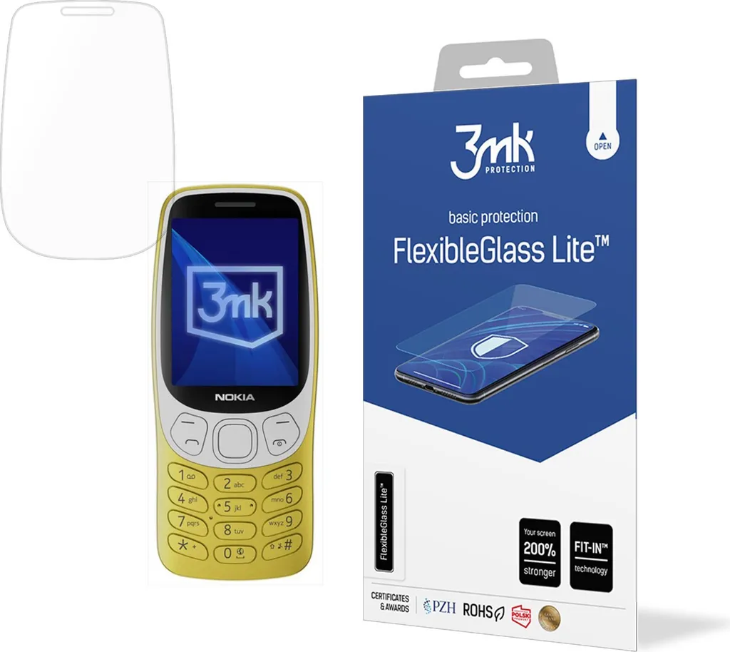 Nokia 3210 4G 3Mk Lite Vetro Flessibile - Protezione Schermo Antigraffio