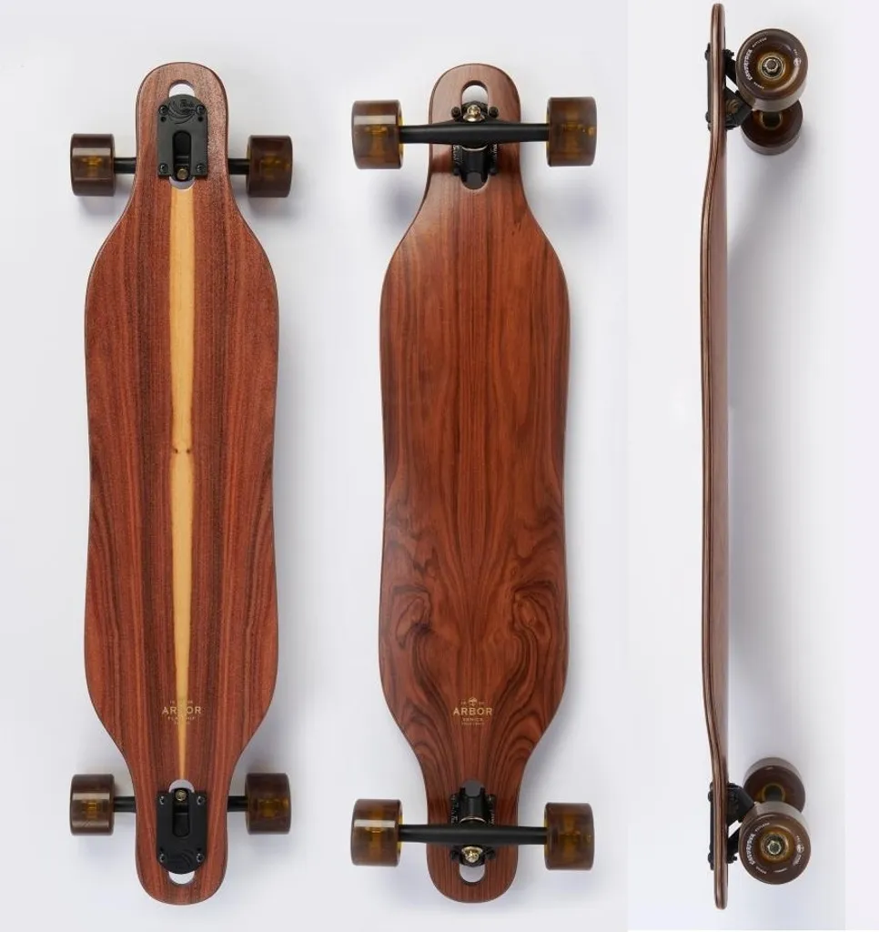 Arbor Axis 37 Longboard en Érable Durable - Stabilité et Glisse Fluide