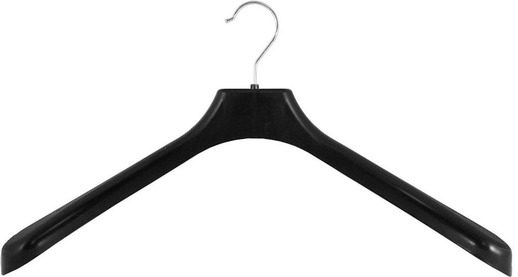 Kleiderbügel für Jacken und Mäntel XL 48 cm schwarz NEU 10 Produktbild 