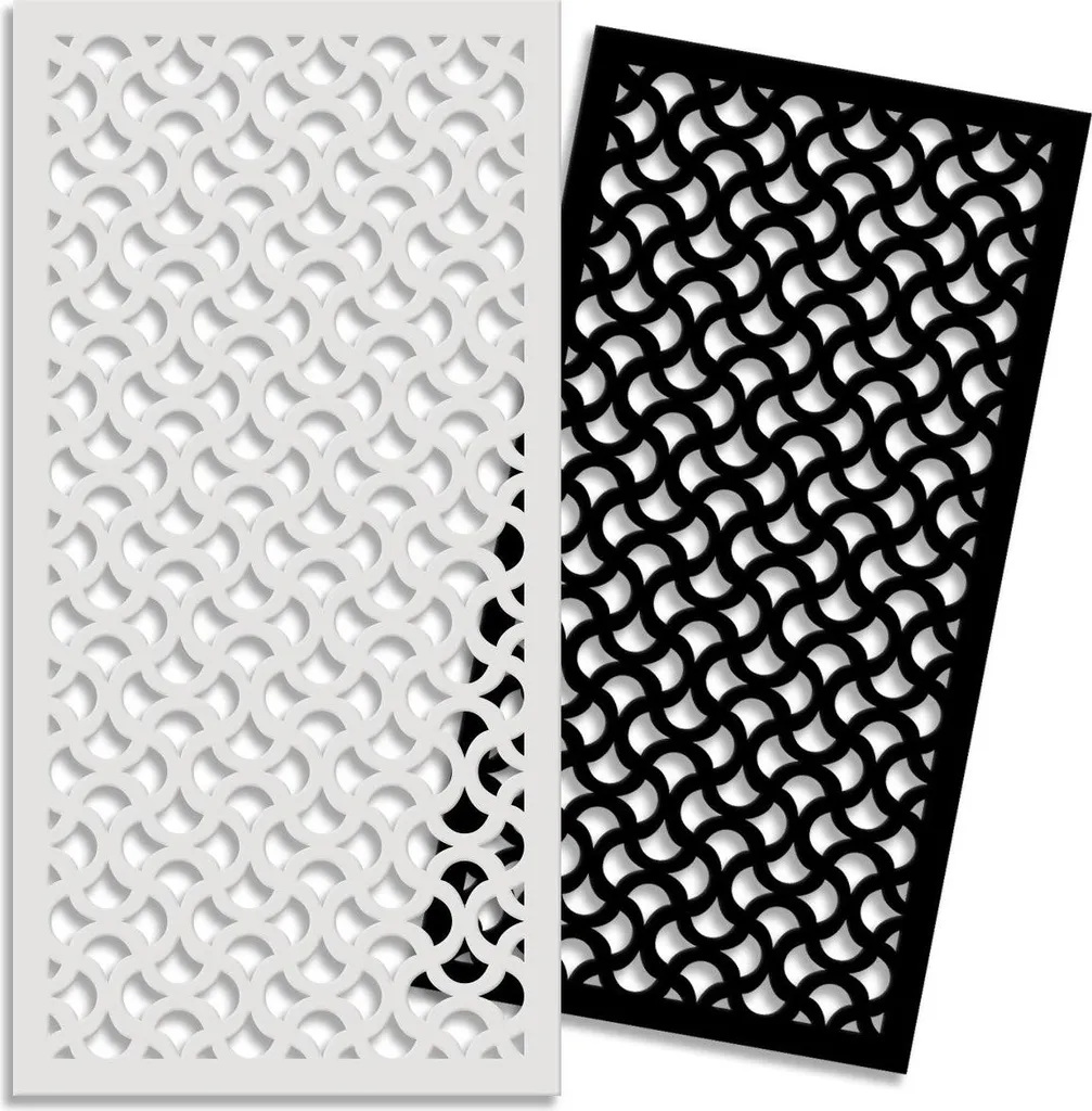 Pannello Parasole Bianco DROPS 73x148 cm | Supporto Piante e Design
