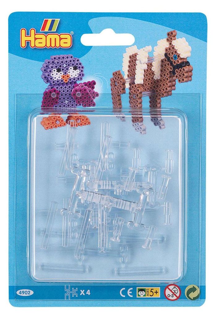 Hama Zubehör-Set "Verbinder" im Blister 4 Verbinder transparent