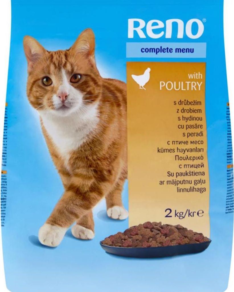Reno Granule pre mačky hydina 2kg Obrázok produktu 