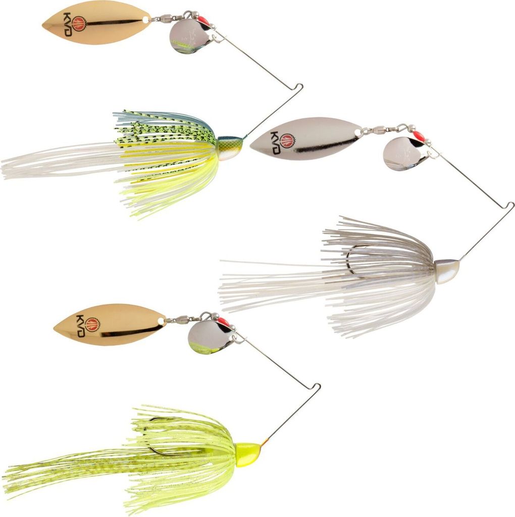 Strike King 10,6g KVD Spinnerbait, Strike King Farbe:Chartreuse Sexy Shad