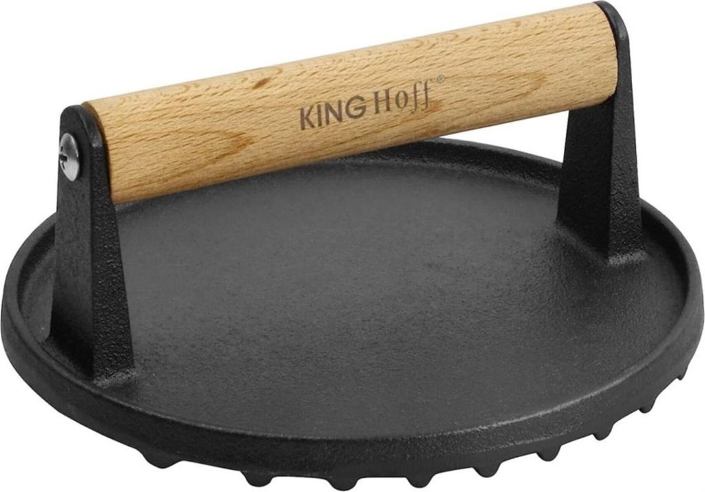 Kinghoff Gusseisenpresse für Burgerfleisch 18 cm KH1759 Produktbild 