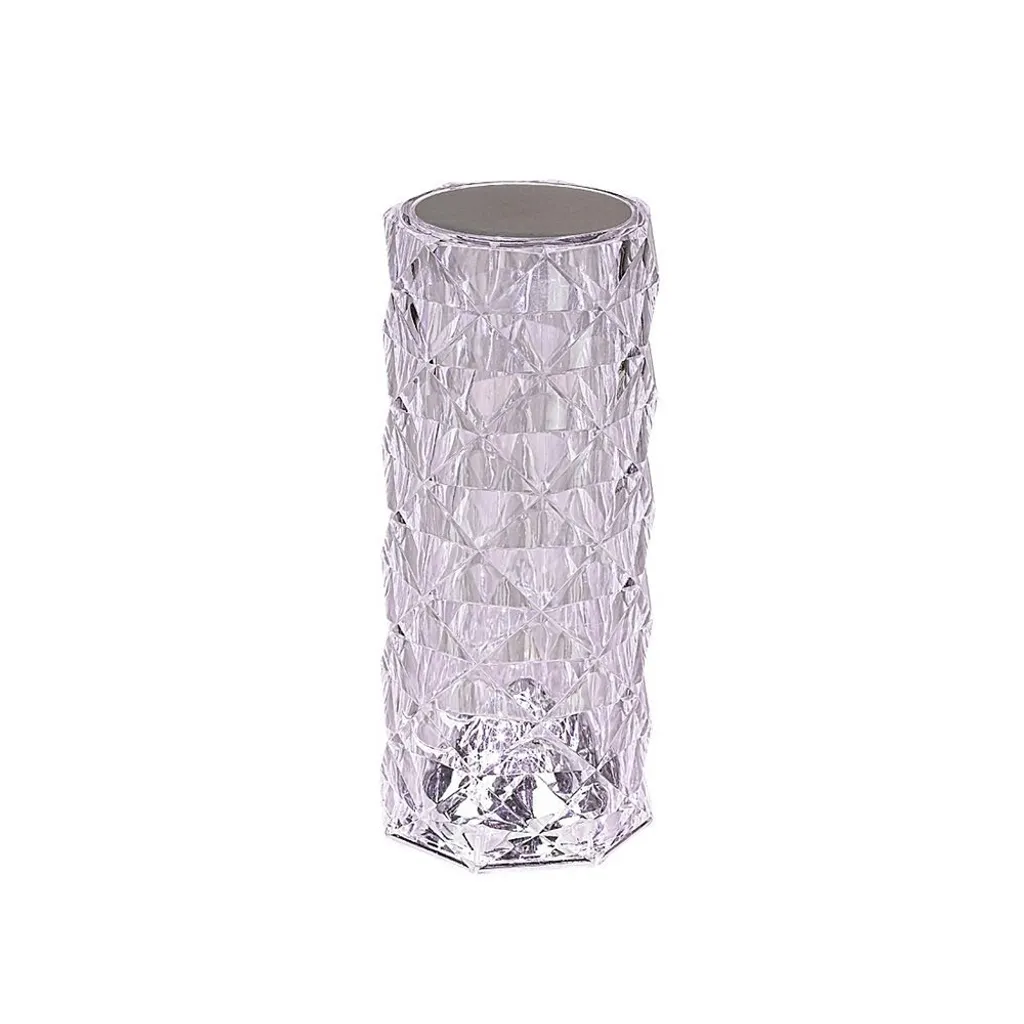 Rabalux Siggy 76015: Lampada LED ricaricabile Effetto Cristallo