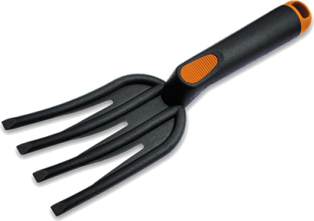 Bradas Blumengabel aus Fiberglas Breite: 80 mm schwarz/orange