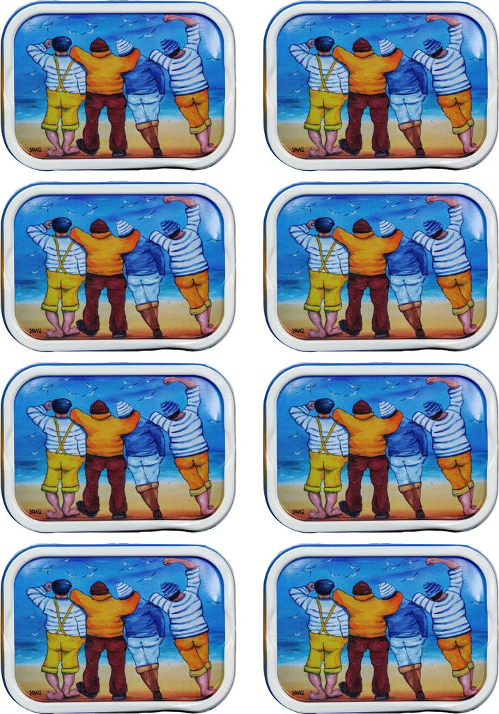 Food-United Fisch SARDINEN-MARINIERT-WEISSWEIN 8x 115g mit Kräutern