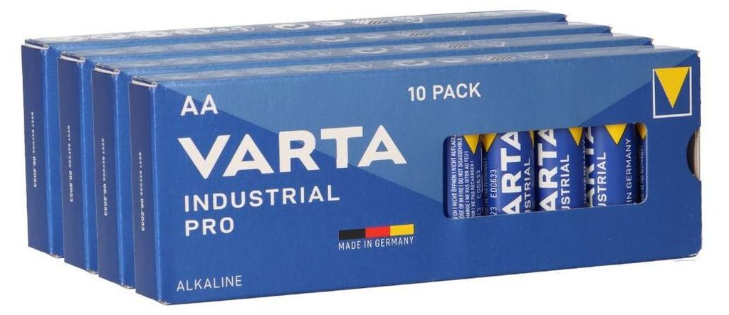 40x Varta AA Migon Alkaline LR06 1,5V 4x 10er Pack Produktbild 