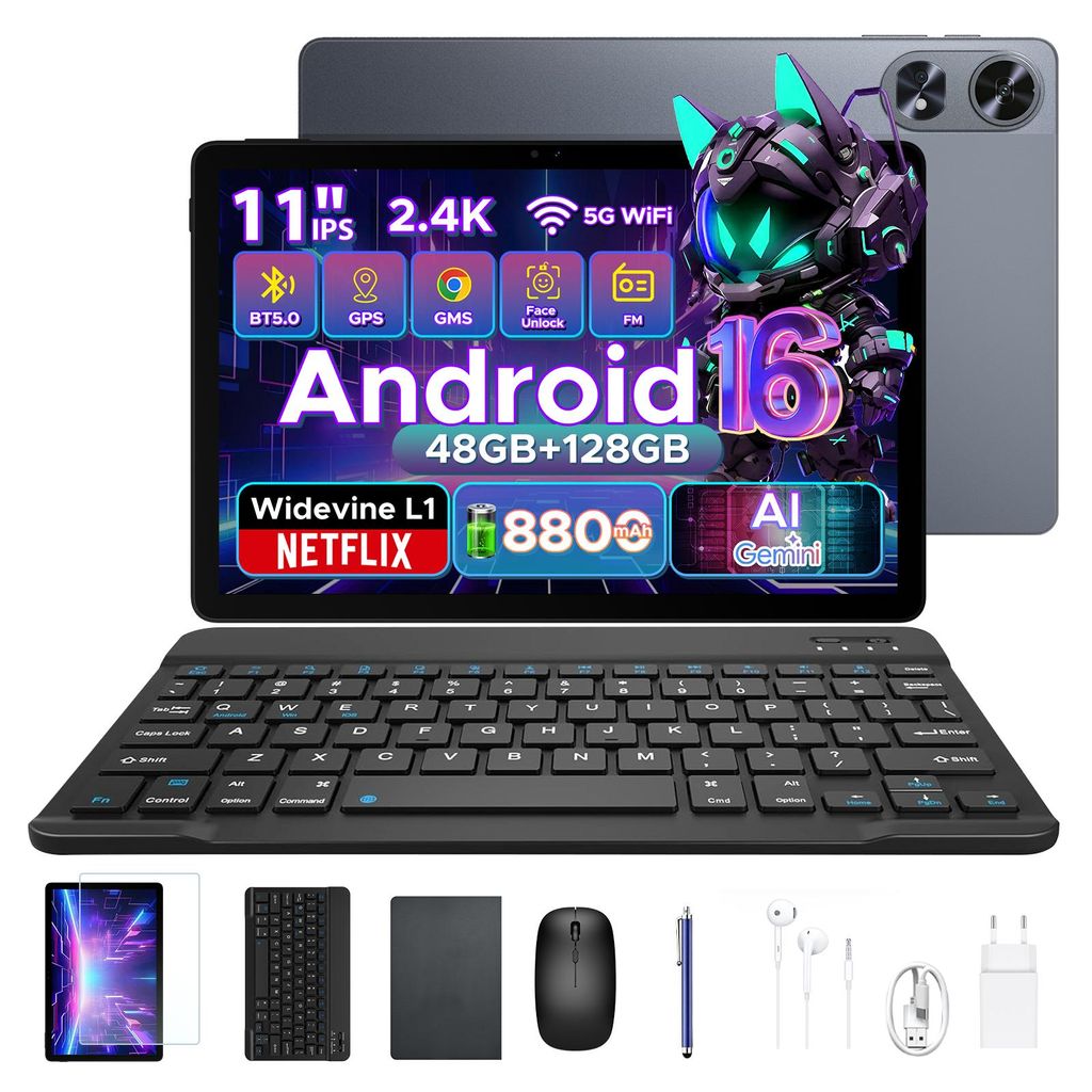 POCKAM P11 PRO 48(8+40)GB+128GB, 11 Zoll, Android 16, Produktbild 