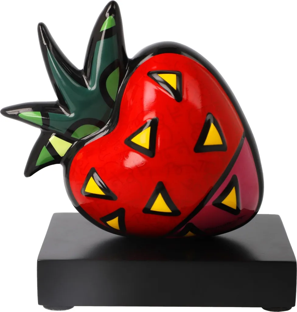 Figurine Britto Fraise 14,5 cm - Égayez votre Intérieur avec le Pop Art