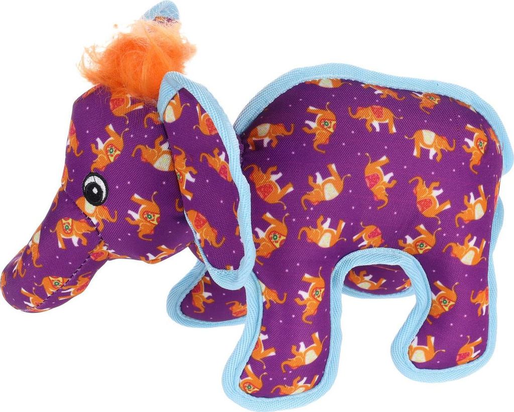 Flamingo Hundespielzeug Strong Stuff Elefant violett