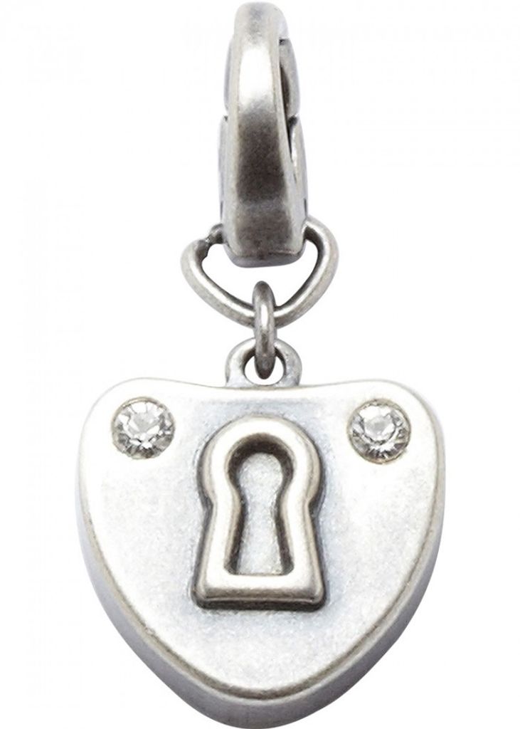 Fossil JF88012 Charms Damen Charm JF 88012 Stahl mit weißen Zirkonia