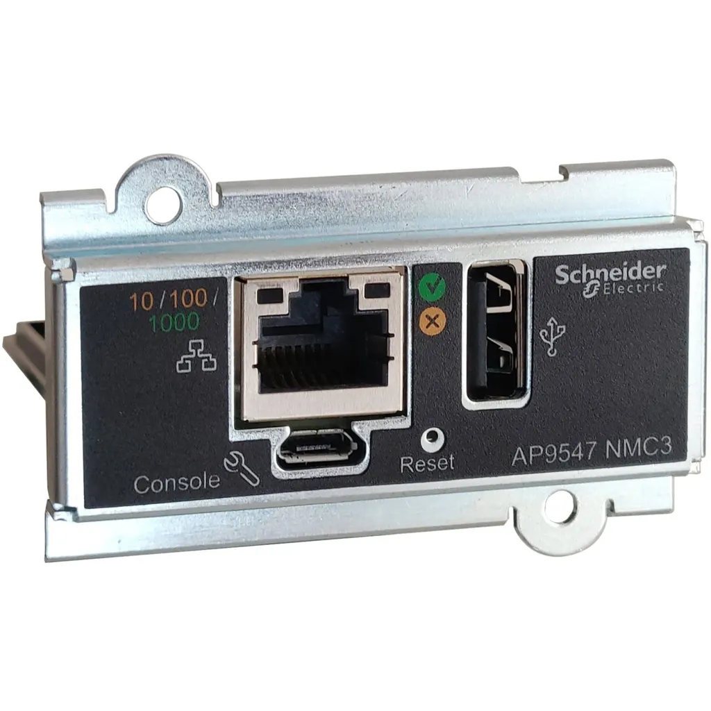 Carte réseau SNMP AP9547 pour gestion à distance onduleur APC Easy UPS 3S