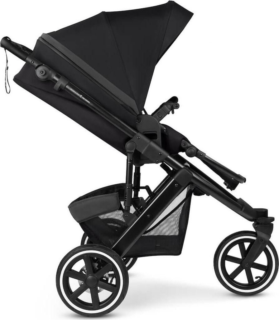 ABC Design Salsa 5 Run Sportkinderwagen inkl. Babywanne, Farbe Kinderwagen:Coal