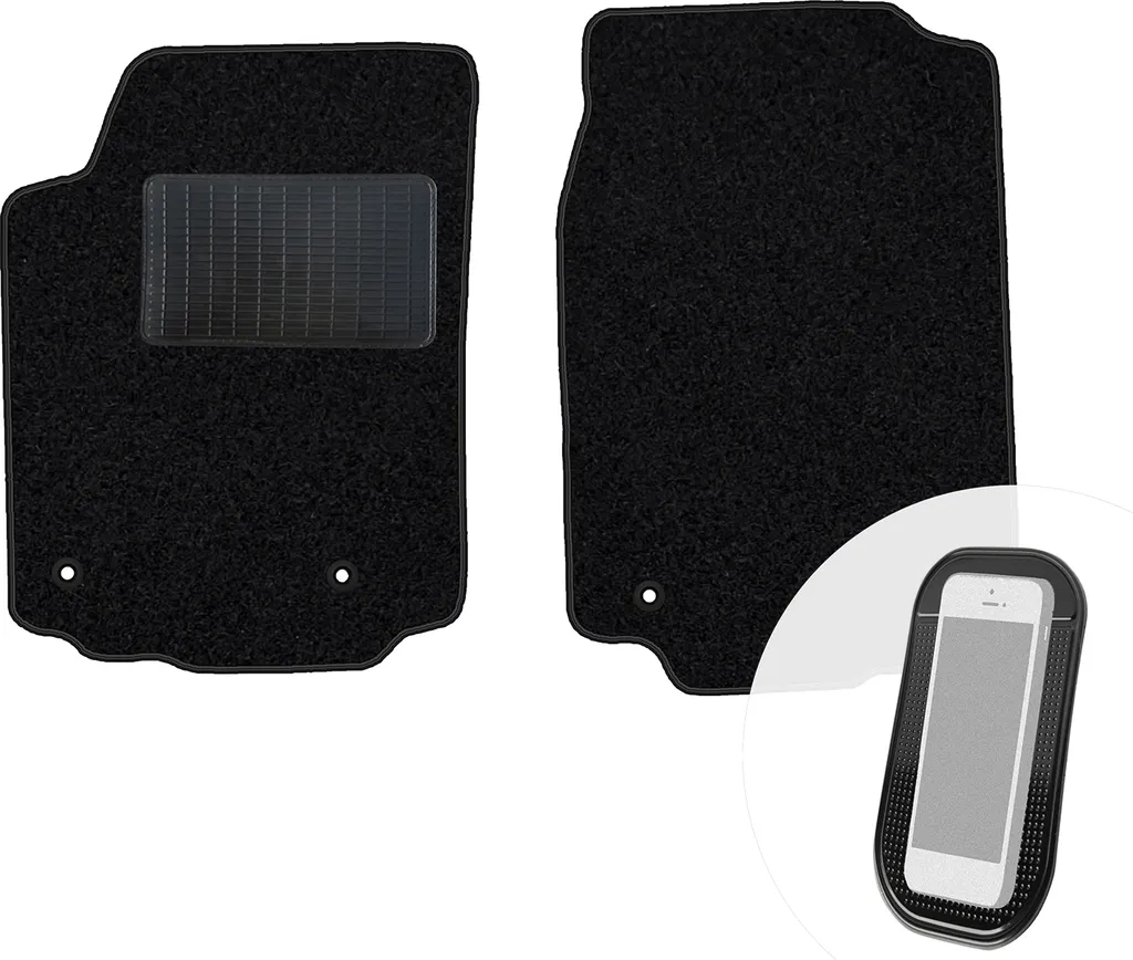 Tappetini Auto Nero Velours Audi 100 A6 C4 1990-1997 | 2 Pezzi Moltico