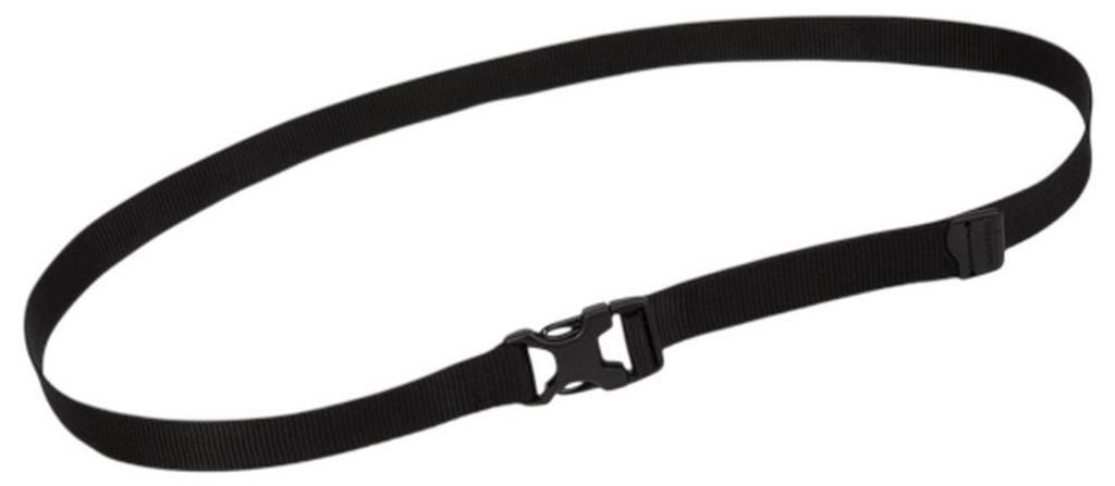 Craghoppers - "Kiwi" Gürtel für Herren, Unifarben, Stretch CG2364 (M-L) (Schwarz)