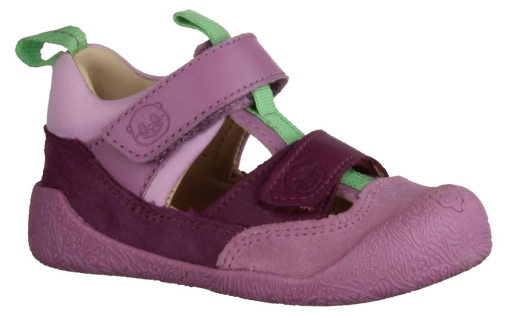 Affenzahn Prewalker Freely 0163540178 Lauflernsandale, Mädchen, Leder, Pink - Kinderschuhe Lauflernschuhe Gr. 18 - 26, Mehrfarbig, leder/textil