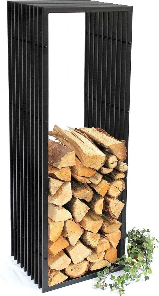 Range-bûches 150 cm : finissez-en avec le bois de chauffage en désordre