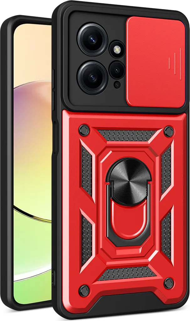 Recensione Custodia Redmi Note 12 4G Rossa: Anello e TPU Antiurto