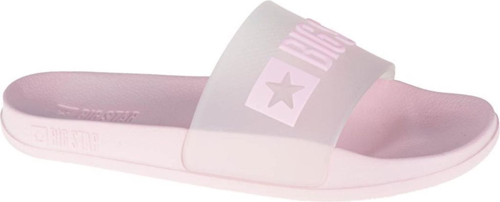 Big Star Damen Flip-Flops Rosa Synthetik rutschfeste Sohle für Pool und Strand