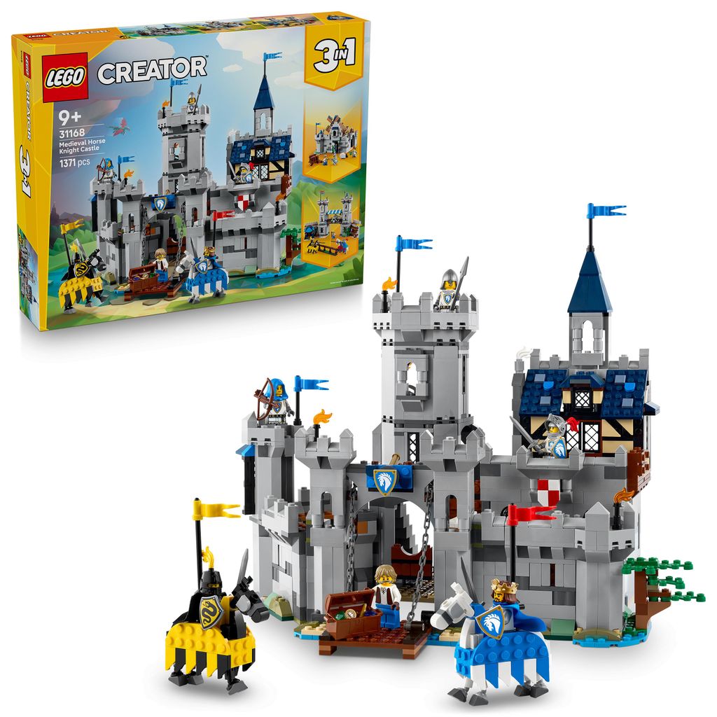 LEGO Creator Ritterburg im Mittelalter -  3-in-1-Bauset - Produktbild 