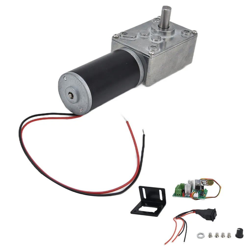 Motoréducteur vis sans fin turbo 12V DC - Arbre de sortie compact