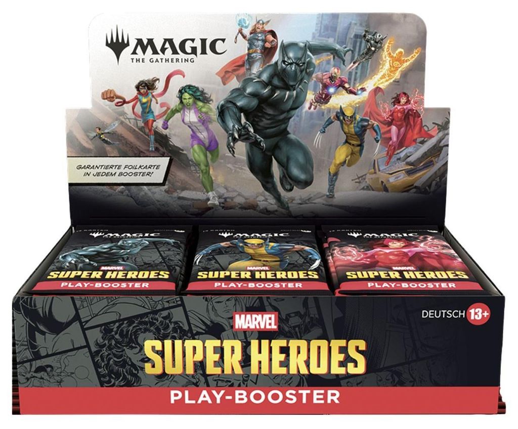 Magic The Gathering Marvel Super Heroes : présentoir de Image du produit 
