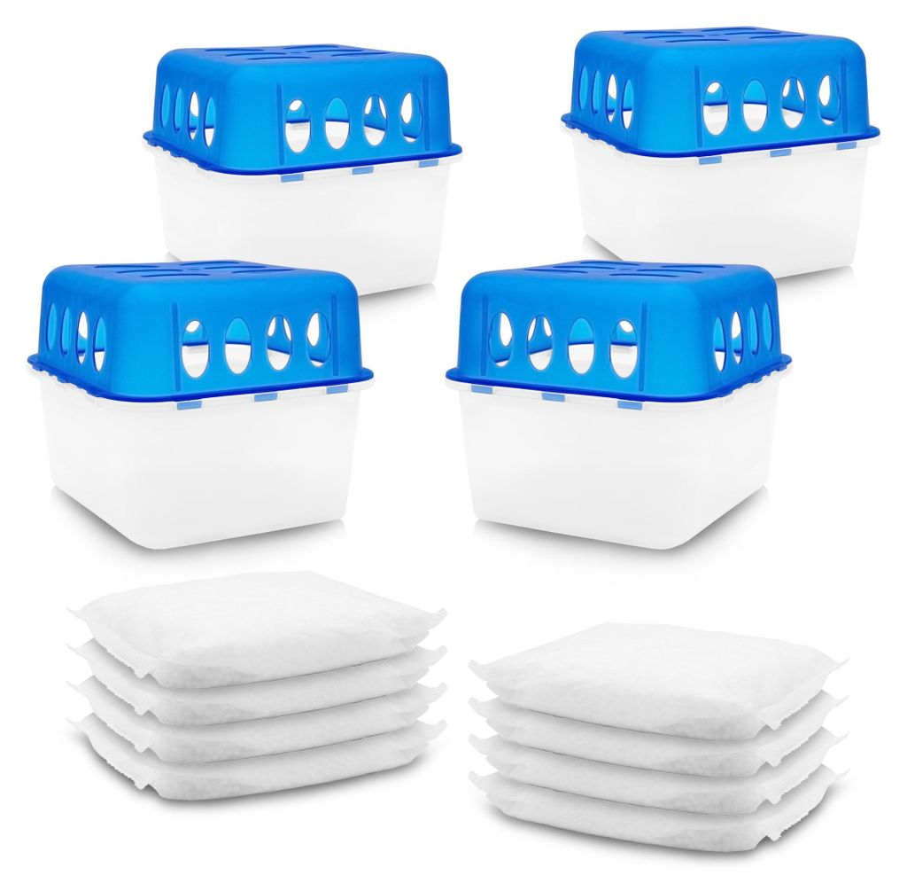 3.12 4x Luftentfeuchter Ultra Fresh inkl. 2x 400g Granulat
