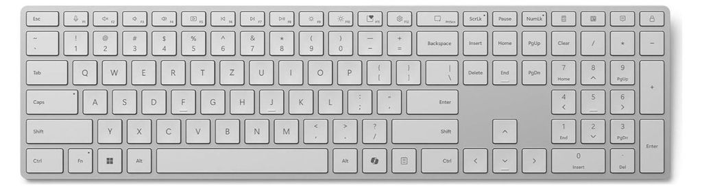 Microsoft Surface Tastatur mit Copilot-Taste, grau, Bluetooth (DE) (EP2-04194)