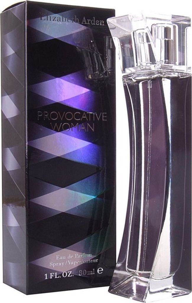 A perfume bottle and its box are displayed side-by-side against a white background.