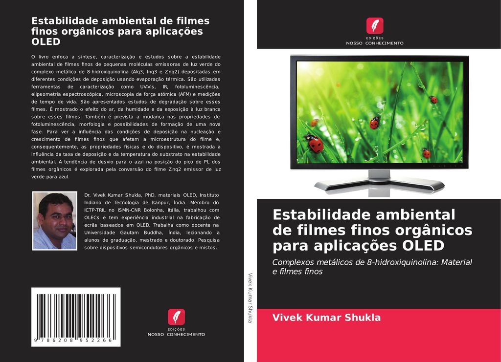 Estabilidade ambiental de filmes finos orgânicos para aplicações OLED