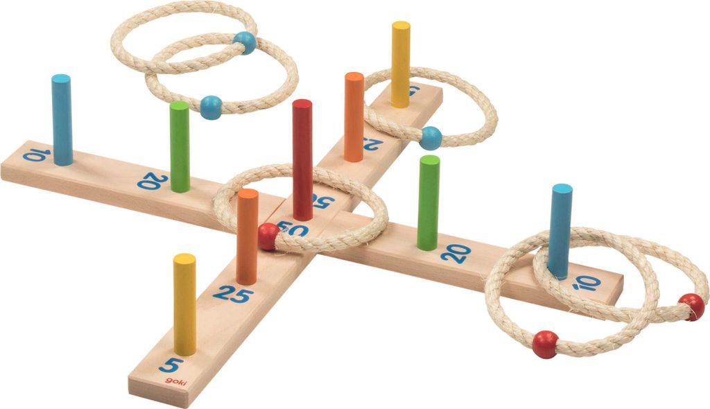 Gioco del lancio dell'anello con 6 anelli di sisal Immagine del prodotto 