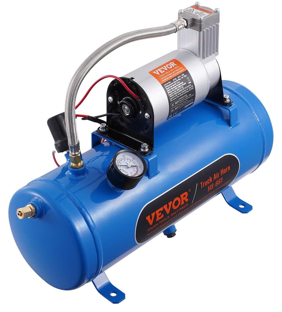 VEVOR luchtcompressor 12V met 6 liter reservoir, set voor Productafbeelding 