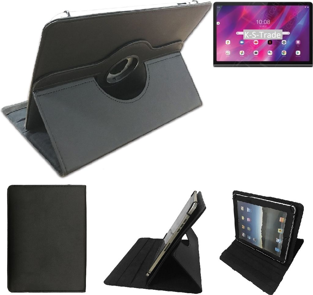 High quality kompatibel mit Lenovo Yoga Tab 11 LTE Schutz Hülle 360° Tablet Case Schutzhülle Flip Cover schwarz. Tablet Hülle drehbar