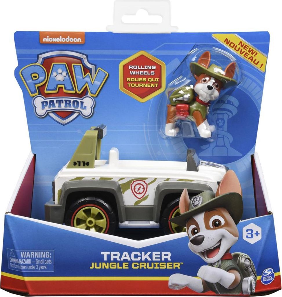 Spin Master 30710 - Paw Patrol Dschungel-Fahrzeug mit Tracker-Figur