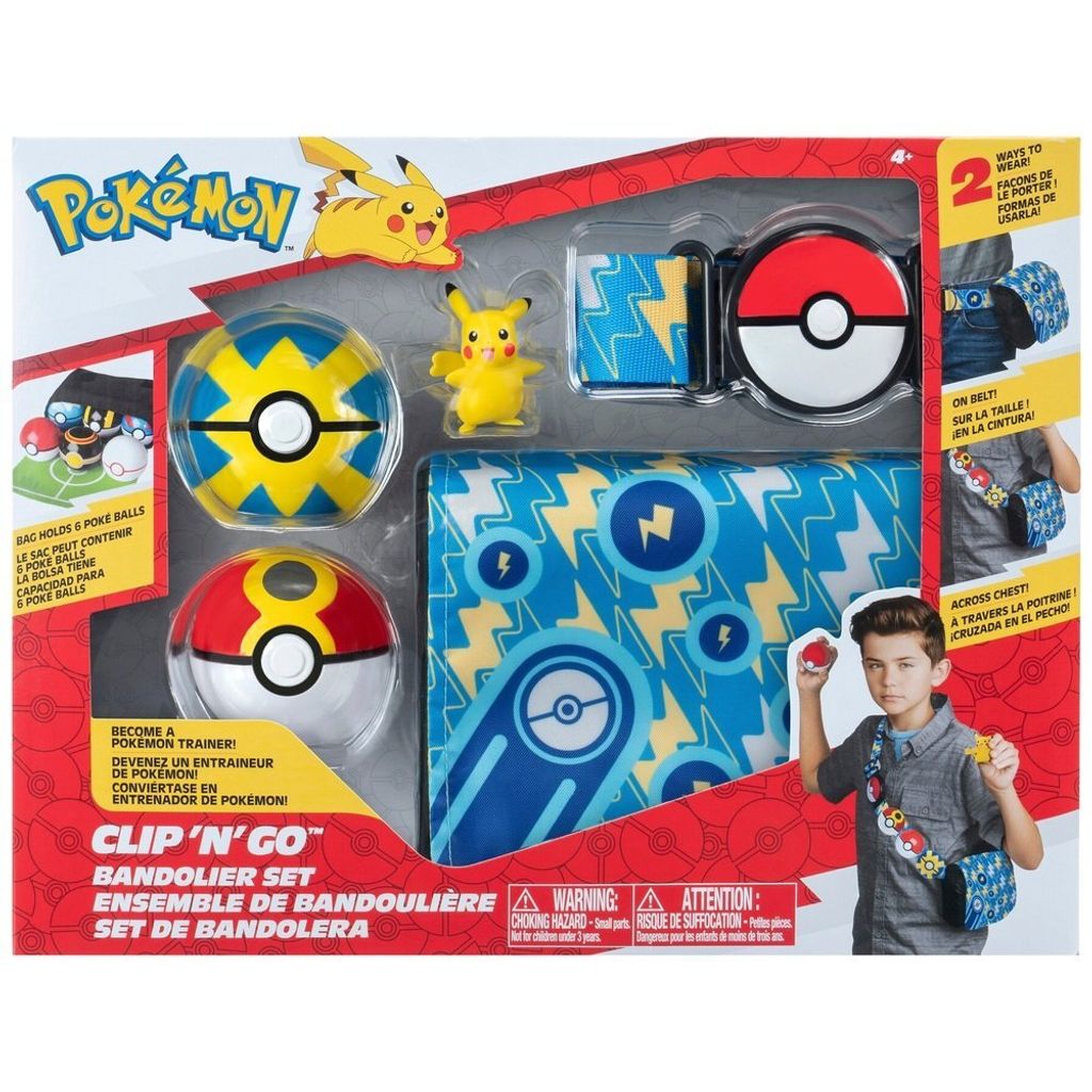 Jazwares Pokemon sada Clip and Go Bandolier Trenerský Set Obrázok produktu 
