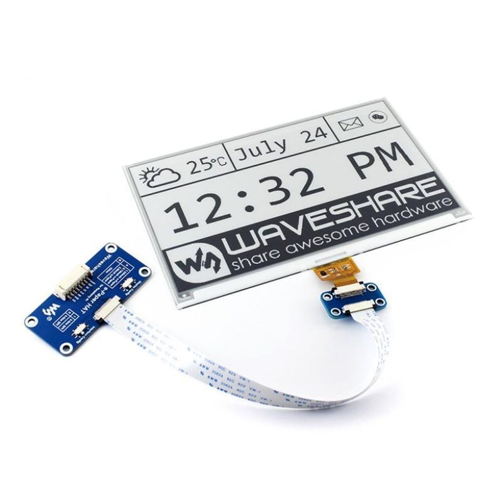 7.5 800×480 ePaper Display HAT für Raspberry Pi v2 Produktbild 