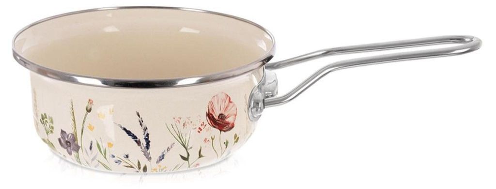 Orion | Kochtopf - 14 cm - 650 ml - Edelstahl-Stieltopf - Induktionsgeeignet - Spülmaschinenfest - Beige