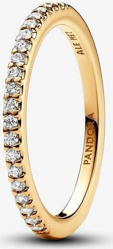 Anello da donna placcato oro Moments con pietre di zirconia di PANDORA