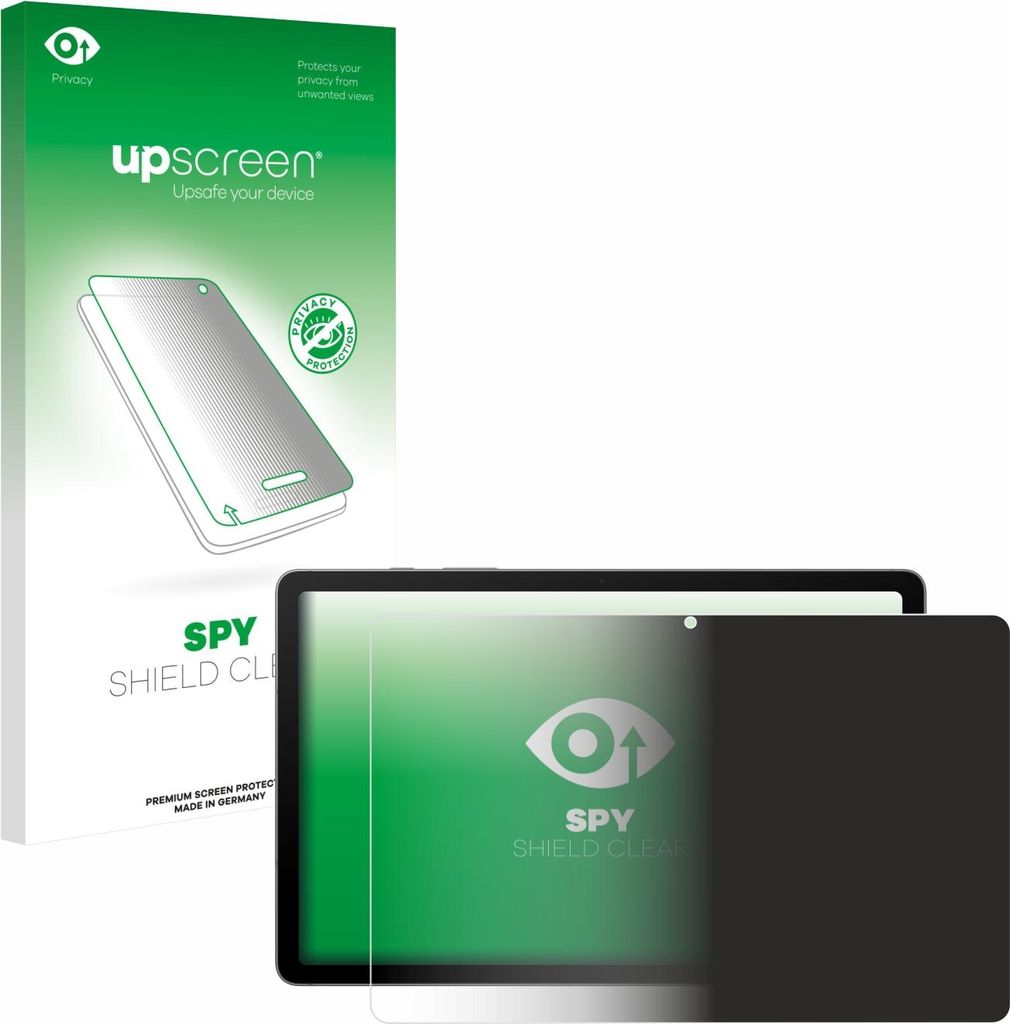 Für Samsung Galaxy Tab S10 Lite Sichtschutzfolie Schutzfolie upscreen Anti-Spy Privacy Sichtschutz Blickschutz Display Schutz Folie Blaulichtfilter