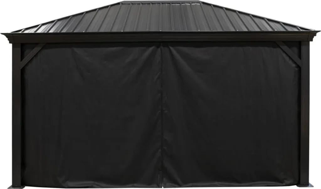 Rideaux pour Tonnelle Sojag Marsala 1220 : Intimité et Confort Noir