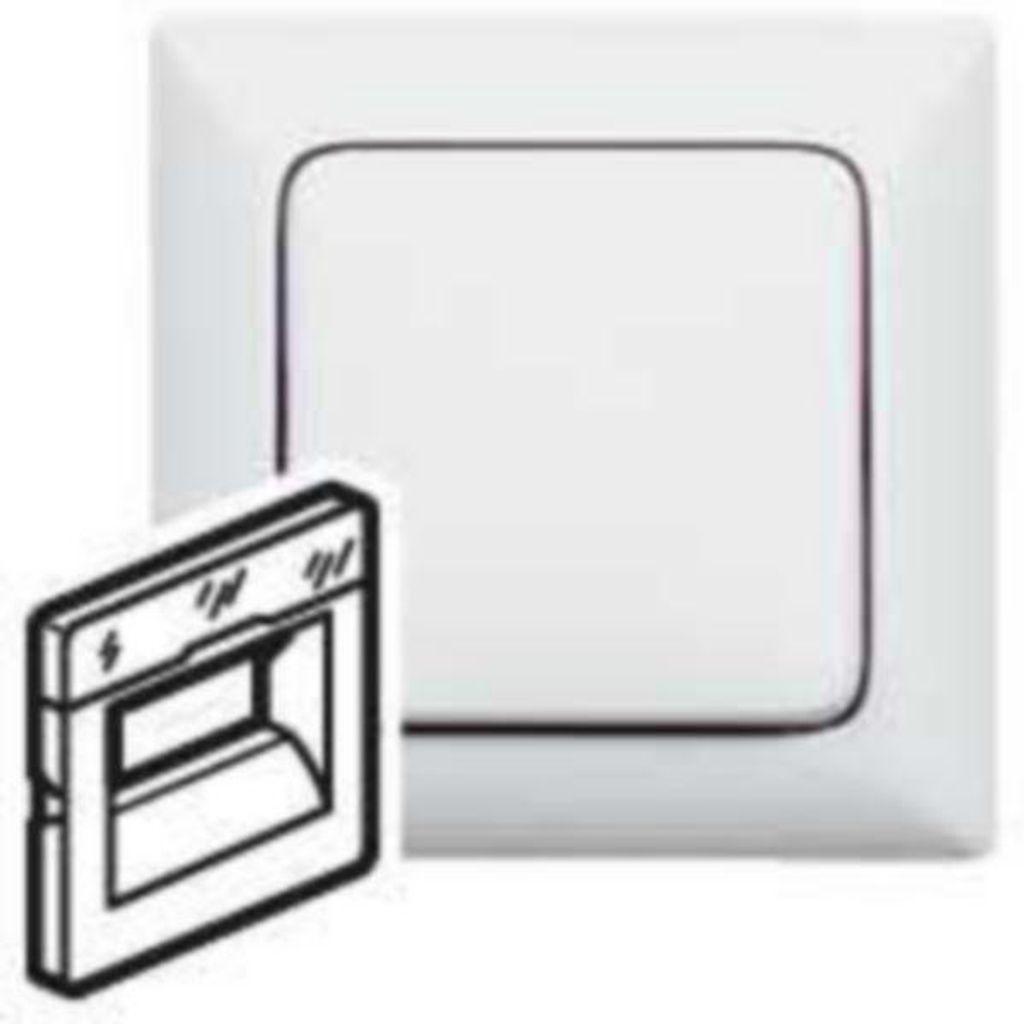 Legrand 776275 Abdeckung VDI 30° flach Beschriftungsträger Produktbild 