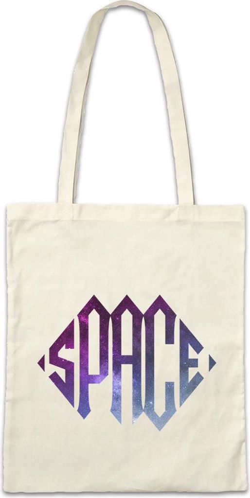 Urban Backwoods Space, Stofftasche, Farbe: Beige