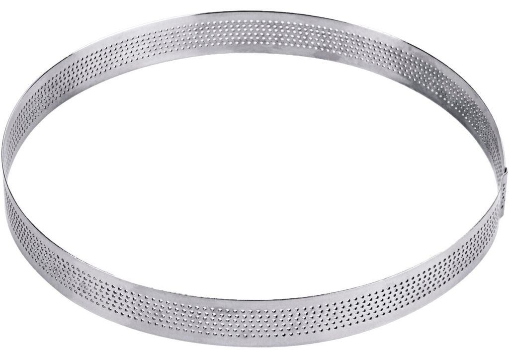 CONTACTO Tortenbodenring rund, perforiert, Höhe: 20 mm, ø: 180 mm