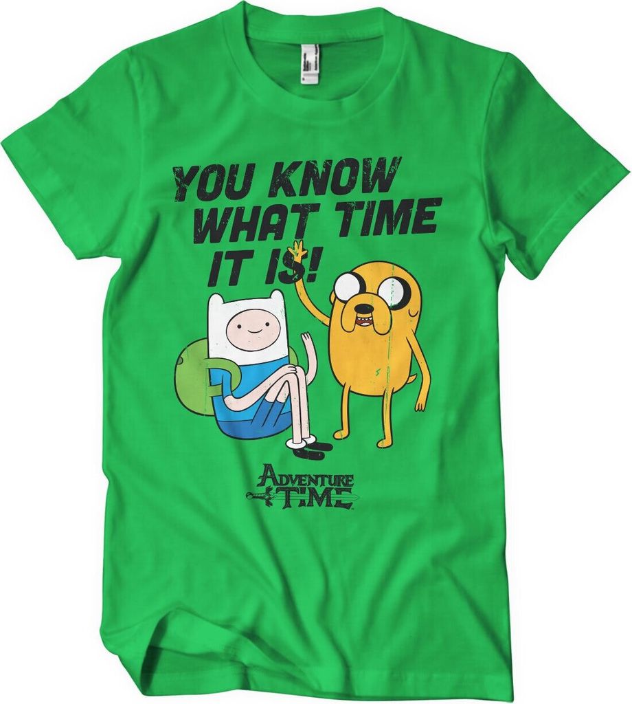 It's Adventure Time T-Shirt - Large - Green