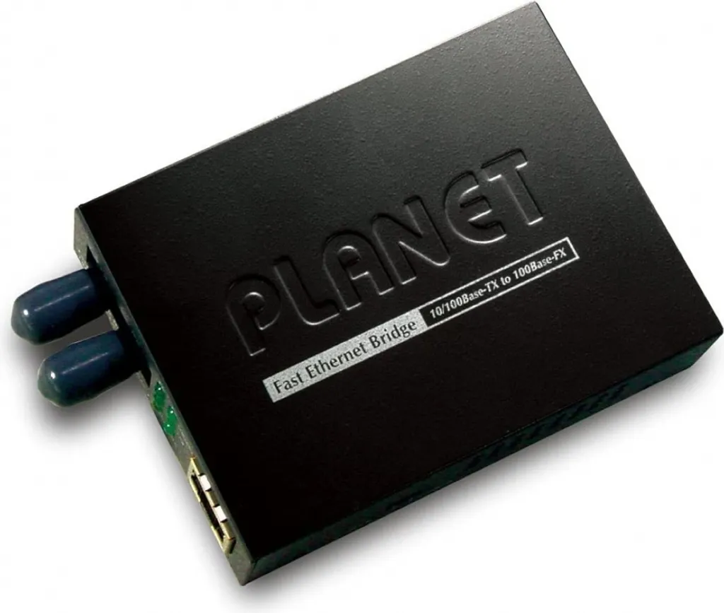 Extension Réseau Fibre Optique 2km via Convertisseur RJ45 vers ST