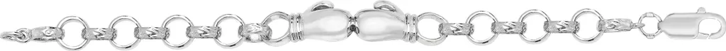 Cadeau de Baptême Idéal : Bracelet Argent 925 pour Bébé 14cm Réf TRS25672